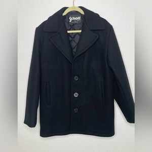 Schott single-button peacoat